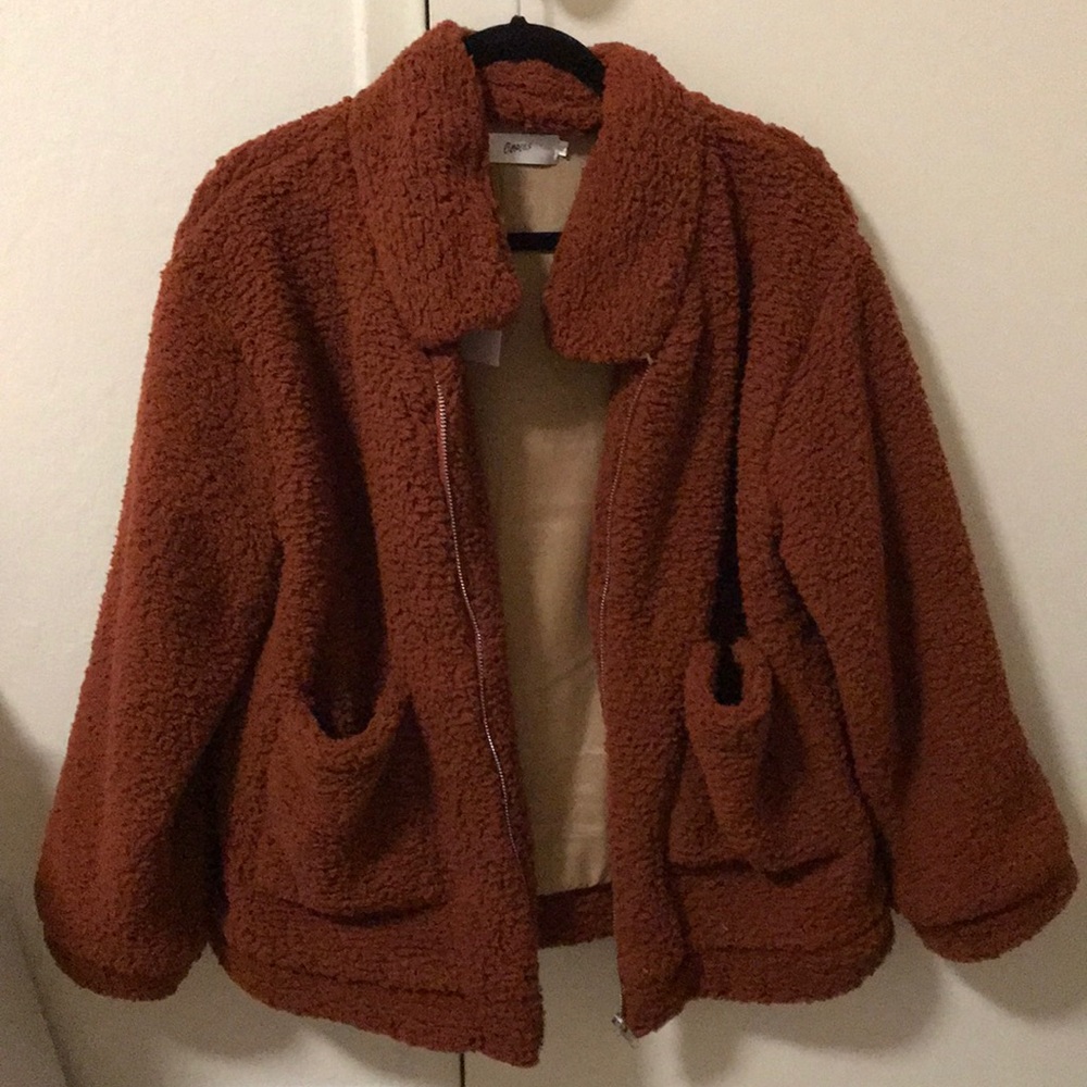 Oversized Teddy  jacket